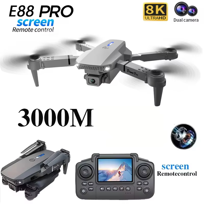 Rc Drone E88 - 2026 New E88 Drone 8K HD