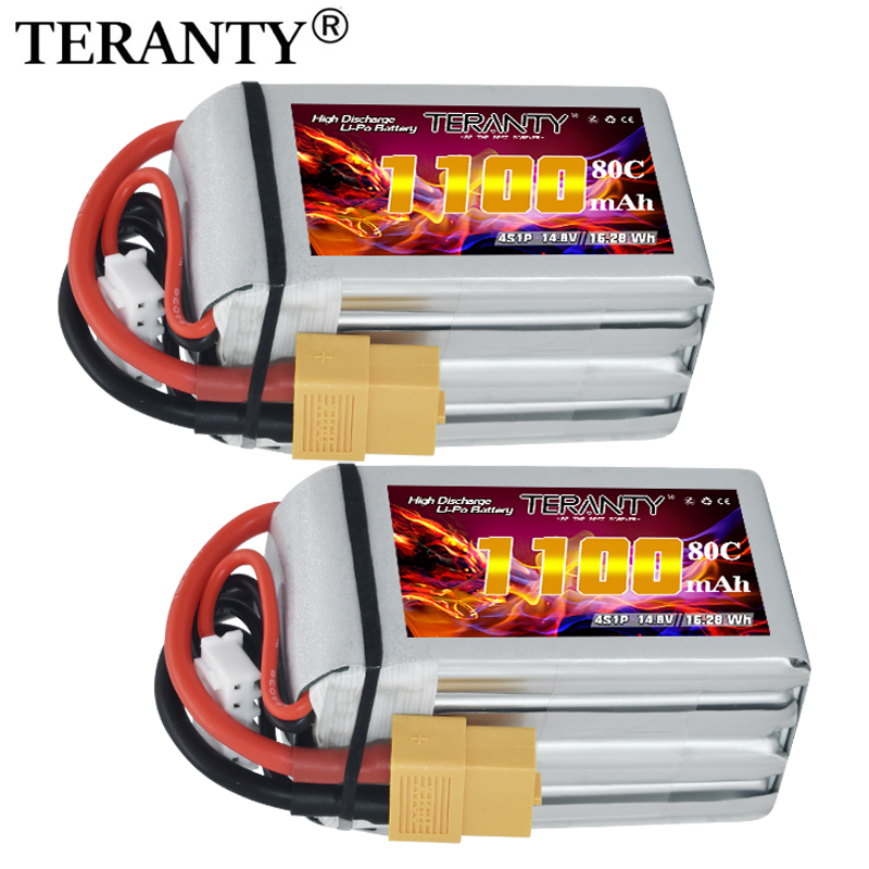 Nano Quad Fpv - TERANTY 4S 1100mAh 80C/160C Lipo Battery