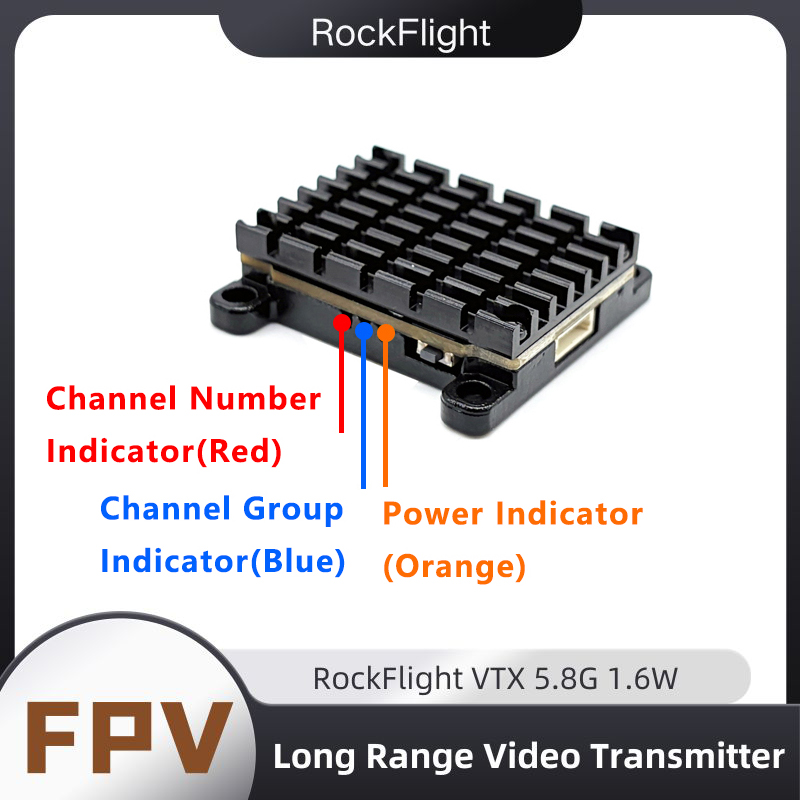 RockFlight TX663 VTX 5.8G 48CH - Drone Rc Remote Control ulasan dan harga