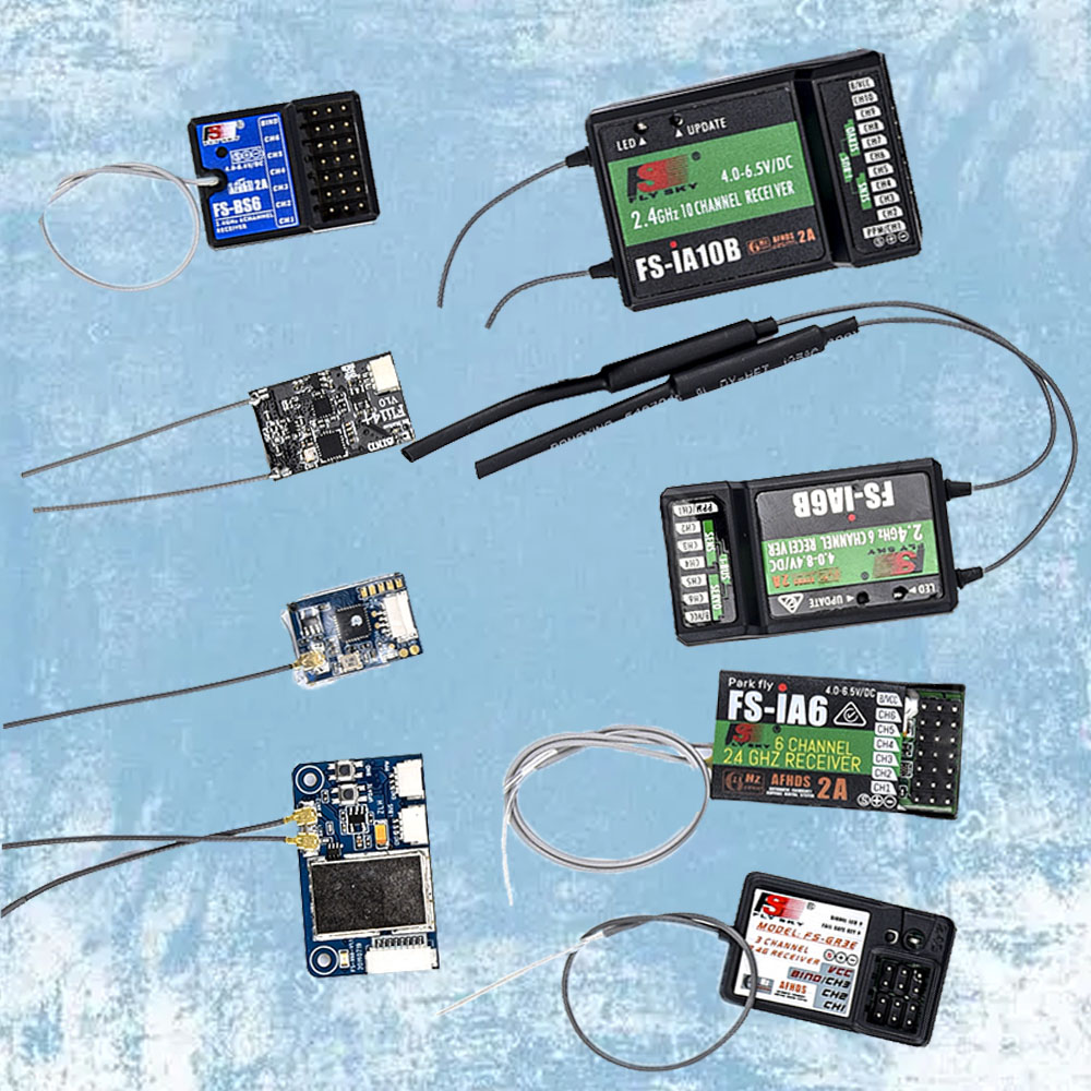 Flysky RC Receiver FS-IA6 IA6B - Drone Rc Car ulasan dan harga