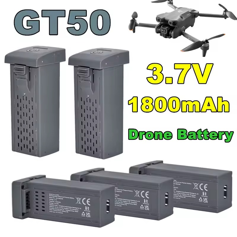 New 1-5Pcs 3.7V 1300mAh  Drone - Drone Rc Gt50 ulasan dan harga