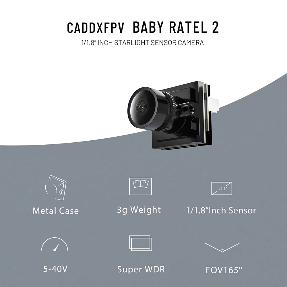 CADDX Micro FPV Camera Ratel 2 - Caddx Fpv Camera ulasan dan harga