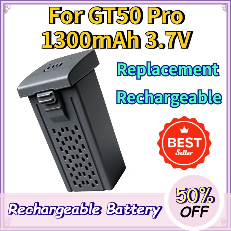 1300mAh 3.7V Lipo Battery Repl - Drone Rc Gt50 ulasan dan harga