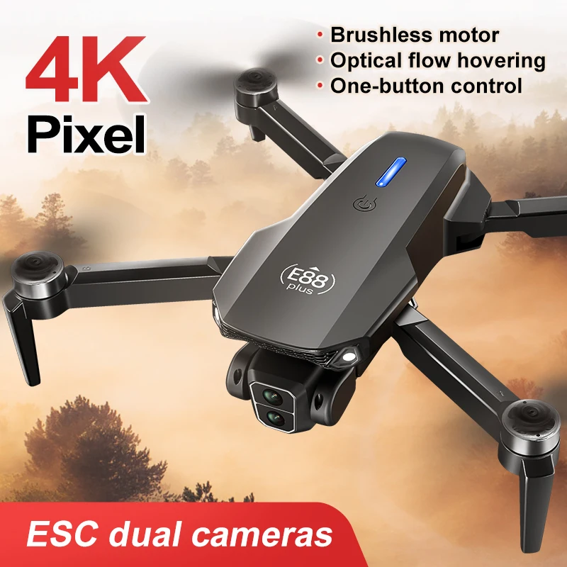 New E88 Plus Quadcopter Drone: - Rc Drone E88 ulasan dan harga