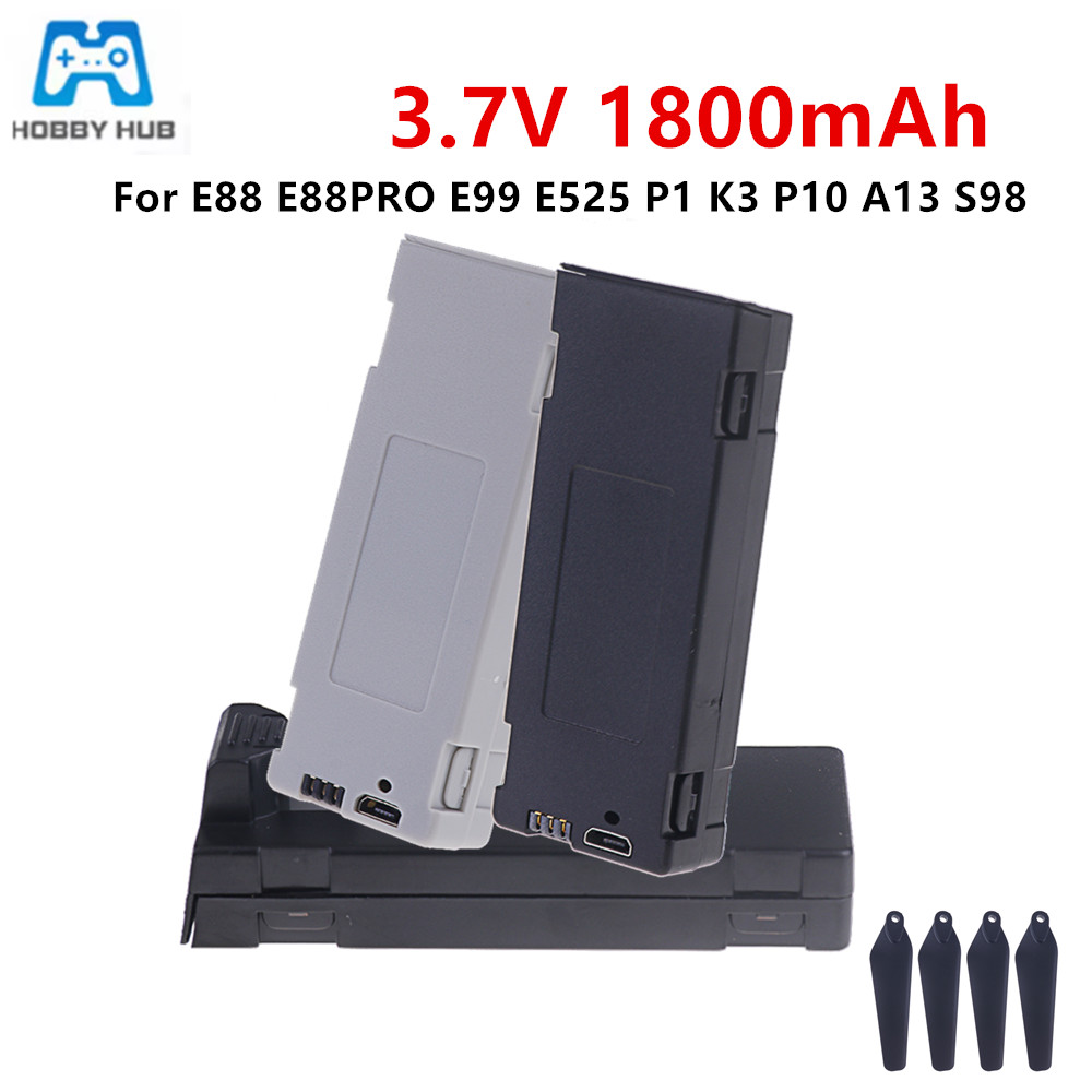 For E88 Battery Rechargeable B - Rc Drone E88 ulasan dan harga