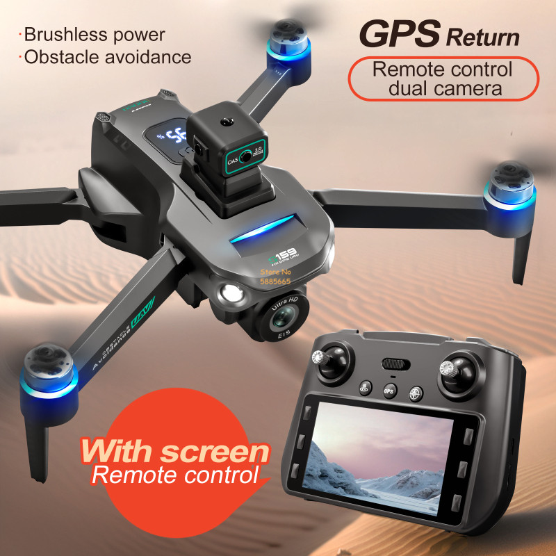 8K Dual Camera 5G WIFI FPV Rem - Drone Rc Helicopter With Camera ulasan dan harga