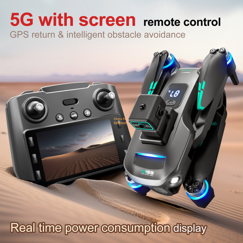 8K Dual Camera 5G WIFI FPV Rem - Drone Rc Helicopter With Camera ulasan dan harga