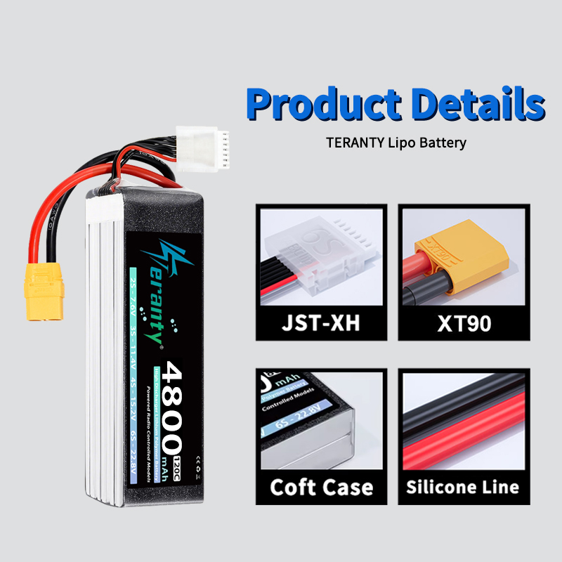 TERANTY 6S 4800mAh Lipo Batter - Nano Quad Fpv ulasan dan harga