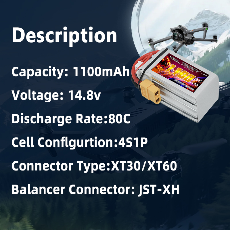 TERANTY 4S 1100mAh 80C/160C Li - Nano Quad Fpv ulasan dan harga