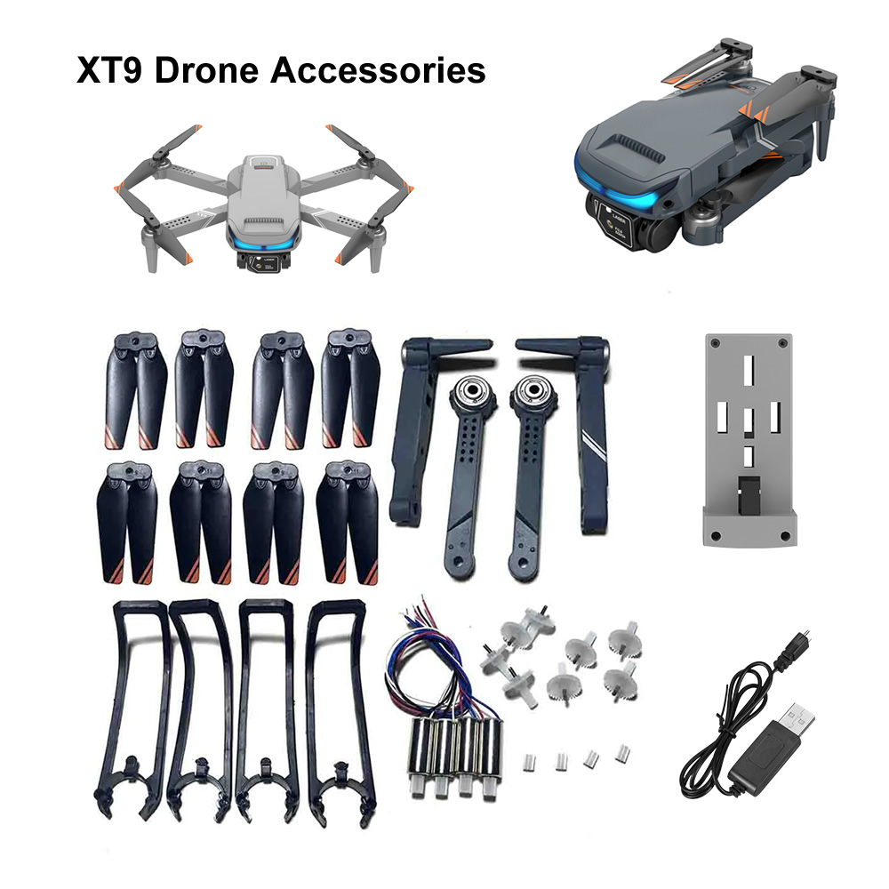 XT9 Mini Drone Parts Replaceme - Drone Rc Xt9 ulasan dan harga