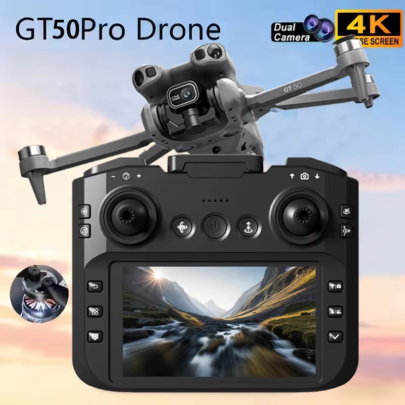 GT50 Pro 8K Dual-Camera HD Aer - Drone Rc Gt50 ulasan dan harga