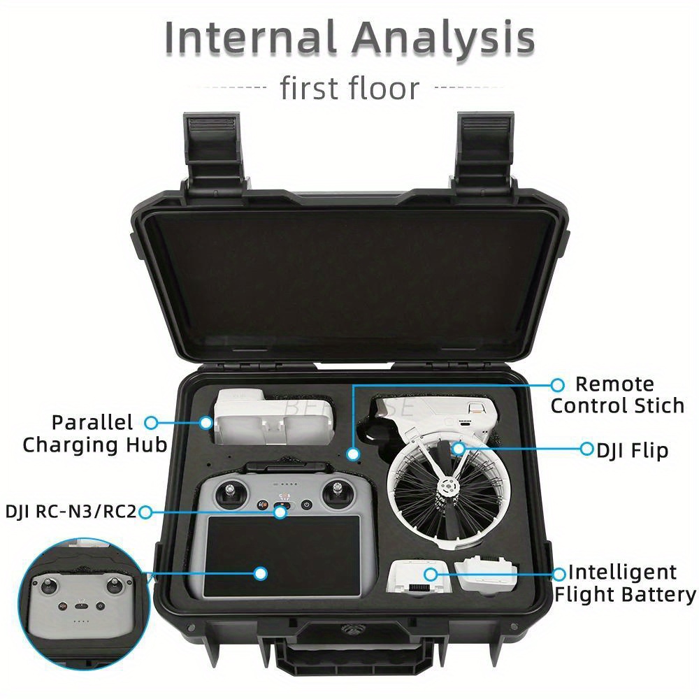 For DJI Flip Hard-Shell Storag - Drone Rc Cover ulasan dan harga