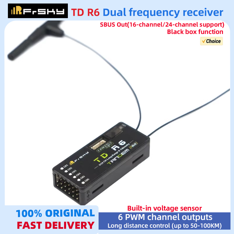 FrSky TD R6 Receiver 2.4G 900M - Frsky Receiver Module ulasan dan harga