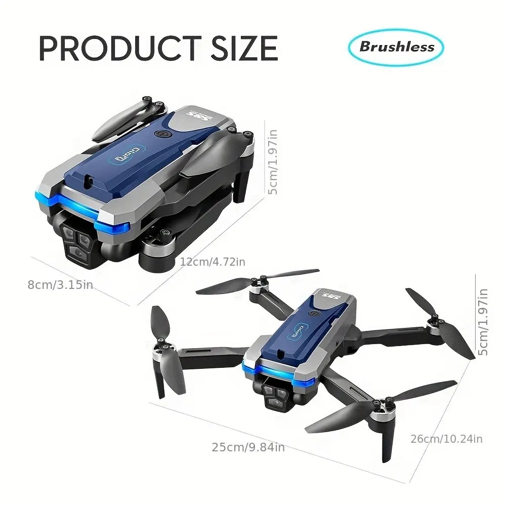 S8S GPS Drone 5G Wifi 8K HD Du - Nano Quad Fpv ulasan dan harga
